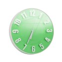 PLATINET WALL CLOCK ZEGAR ŚCIENNY TODAY GREEN [42991] TE