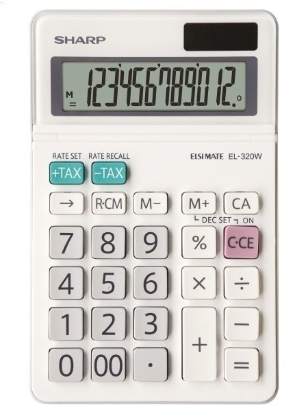 SHARP CALCULATOR DESKTOP ELSIMATE EL320WB