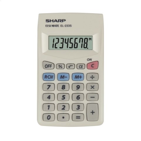 SHARP CALCULATOR HANDHELD BOX EL233S