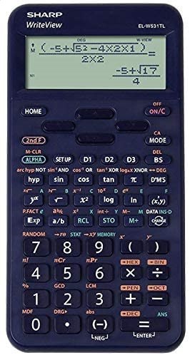 SHARP CALCULATOR SCIENTIFIC 420 FUNCTIONS 4-LINE DISP BLUE SH-ELW531TLBBL-EU