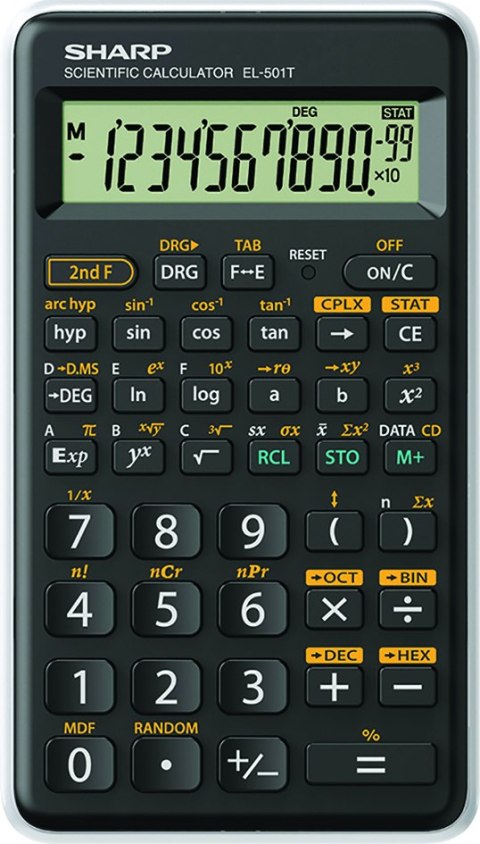 SHARP CALCULATOR SCIENTIFIC BLISTER EL501TBWH-EU