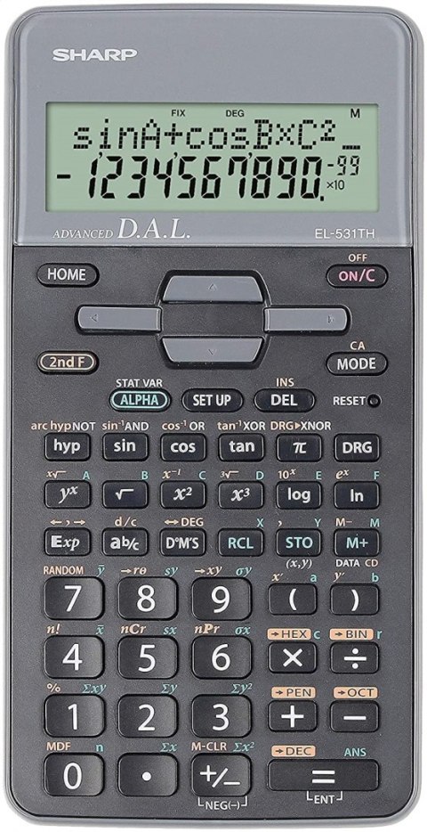 SHARP CALCULATOR SCIENTIFIC BLISTER EL531THBGY