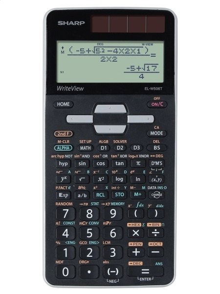 SHARP EL-W506TGY SCIENTIFIC CALCULATOR 640 FUNCTIONS