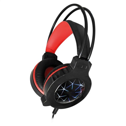 VARR GAMING 7 COLORS BREATHING HEADPHONES SŁUCHAWKI NAUSZNE BLACK [45543]