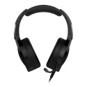 VARR GAMING RGB HEADPHONES 50MM SPEAKERS SŁUCHAWKI NAUSZNE MIC 3,5MM USB BLACK [45206]