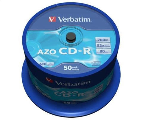 VERBATIM CD-R 700MB 52X AZO CAKE*50 43343