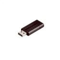 VERBATIM PENDRIVE PINSTRIPE USB 2.0 64GB BLACK 49065