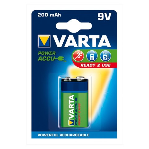 AKUMULATORY VARTA Hi-voltage 9V 200 mAh 1szt ready 2 use