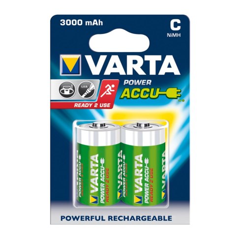 AKUMULATORY VARTA R14 (typC) 3000 mAh 2szt ready 2 use