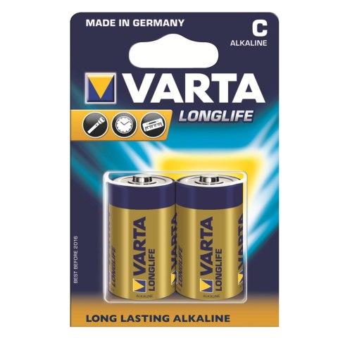 BATERIE ALKALICZNE VARTA R14 (typC) longlife 2szt