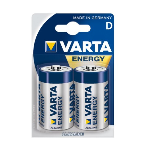 BATERIE ALKALICZNE VARTA R20 (typD) energy 2szt