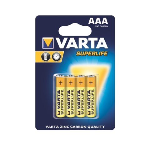 BATERIE CYNKOWE VARTA R3 (AAA) 4szt Superlife