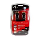 KABEL HDMI 1.4 M/M HQ pozłacany 1,5m ETHERNET 3D kątowy AL-05 ART