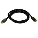 KABEL HDMI 1.4 M/M HQ pozłacany 3m ETHERNET 3D AL-01-3M ART