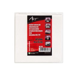 Ściereczki antystatyczne,suche LCD/TFT/ 10szt 15X15cm AS-10 ART