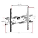 UCHWYT DO TV LCD/LED 26-60" 45KG AR-33 ART bez regulacji 2,4cm