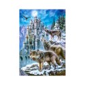 PUZZLE WOLVES AND CASTLE 1500el CASTORLAND