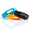 SPORTOWA OPASKA Z PULSOMETREM - BLACK/ORANGE WODOODPORNA - IP65