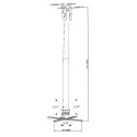 UCHWYT PODWIESZANY 45-76cm DO PROJEKTORA P-107W 15KG ART biały