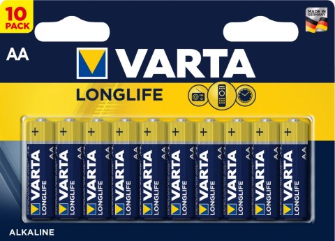 BATERIE ALKALICZNE VARTA R6 (AA) 10szt longlife