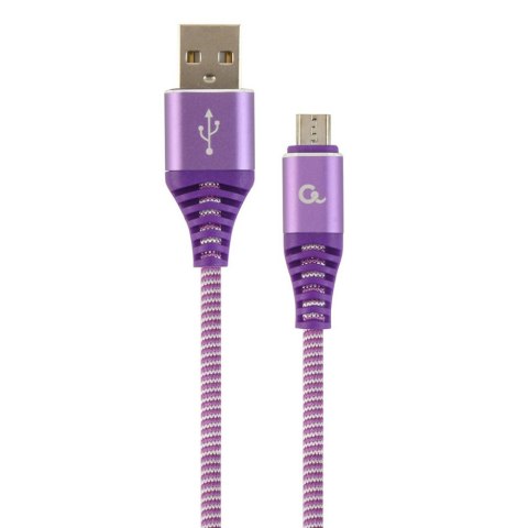 KABEL MICRO USB CC-USB2B-AMmBM-2M-PW Oplot Premium GEMBIRD