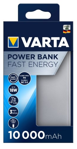 POWER BANK FAST ENERGY 10000mAh VARTA