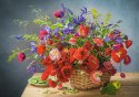 PUZZLE BOUQUET WITH POPPIES 500el CASTORLAND