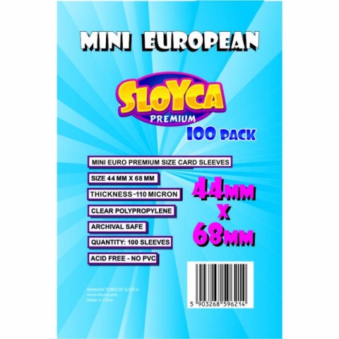 SLOYCA Koszulki Mini European Premium (44x68mm) 100 szt.