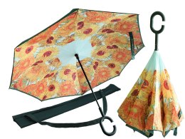 Parasol odwrotnie otwierany - V. van Gogh, Słoneczniki (CARMANI)