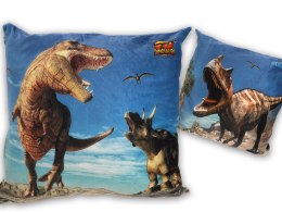 Poduszka z wypełnieniem/suwak - Prehistoric World of Dinosaurs (CARMANI)