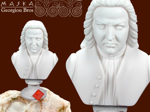 Bach - popiersie -alabaster grecki