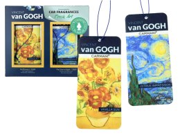 Kpl. 2 zapachów samochodowych - V. van Gogh, Vanilla Sun i Citrus Impression (CARMANI)