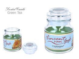 Świeczka zapachowa, american mały - V. van Gogh, Green Tea