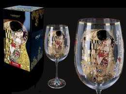 Kieliszek do wina - G. Klimt, The Kiss (CARMANI)