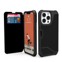 UAG Metropolis - obudowa ochronna z klapką do iPhone 13 Pro Max (kevlar-black) [go]