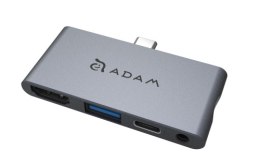 Adam Elements Casa Hub i4 - hub USB-C do 4 urządzeń (USB-C 3.1, USB-C 2.0&PD 3.0, USB-A 3.1, HDMI)