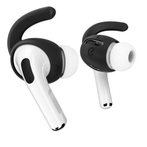 KeyBudz EarBuddyz - silikonowe nakładki do AirPods Pro (black)