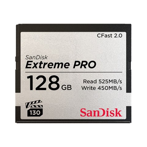 KARTA SANDISK EXTREME PRO CFAST 2.0 128 GB 525MB/s VPG130