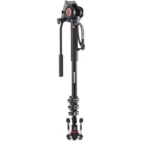 MONOPOD MANFROTTO VIDEO 4 SEKCYJNY Z GŁOWICĄ WIDEO 500PLONG