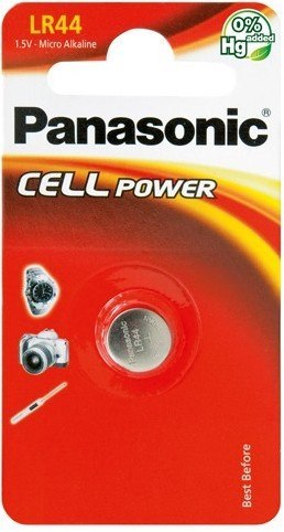 PANASONIC BATERIA ALKALICZNA LR44 - 1 szt blister