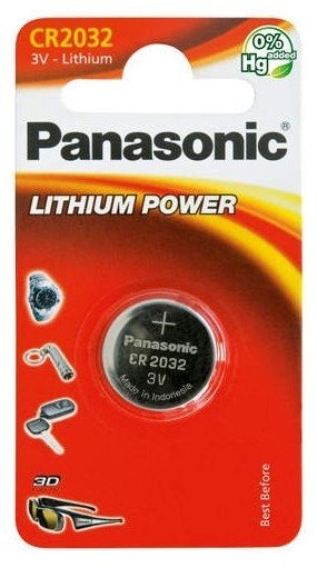 PANASONIC BATERIA LITOWA CR2032 - 1szt blister