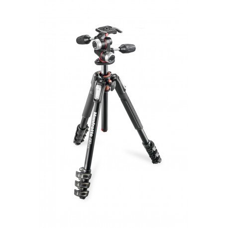 ZESTAW STATYW MANFROTTO PRO 4 Z GŁOWICĄ X-PRO 3-WAY