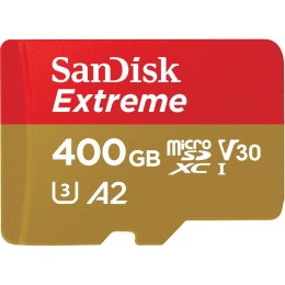 KARTA SANDISK EXTREME microSDXC 400 GB 160/90 MB/s A2 C10 V30 UHS-I U3 Mobile