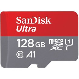 KARTA SANDISK ULTRA ANDROID microSDXC 128 GB 120MB/s A1 Cl.10 UHS-I + ADAPTER
