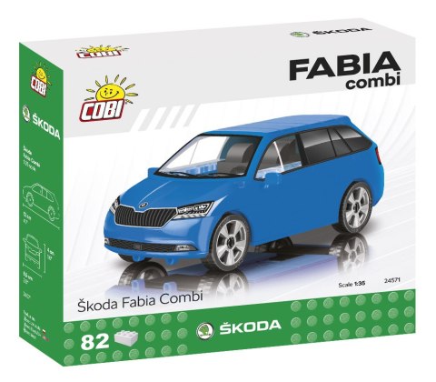 KLOCKI COBI 24571 SAMOCHÓD SKODA FABIA COMBI 82KL.