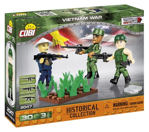 KLOCKI COBI HC WWII 2047 FIGURKI VIETNAM WAR 30KL./3FIG.