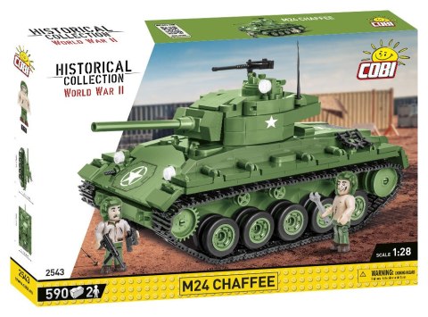 KLOCKI COBI HC WWII 2543 CZOŁG M24 CHAFFEE 590KL.