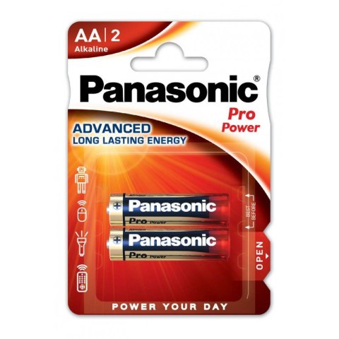 PANASONIC BATERIA ALKALICZNA LR6/AA PRO POWER - 2 szt blister