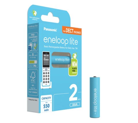 PANASONIC ENELOOP LITE AAA 550mAh 2 szt