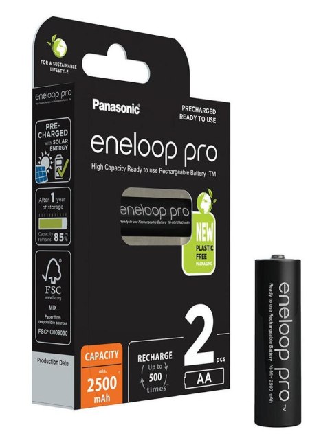 PANASONIC ENELOOP PRO AA 2500mAh 2 szt